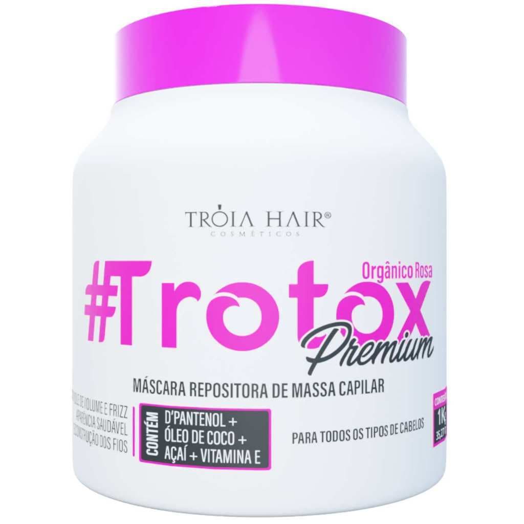 Trotox Repositor de Massa Orgânico Rosa sem Formol 1kg - Troia Hair