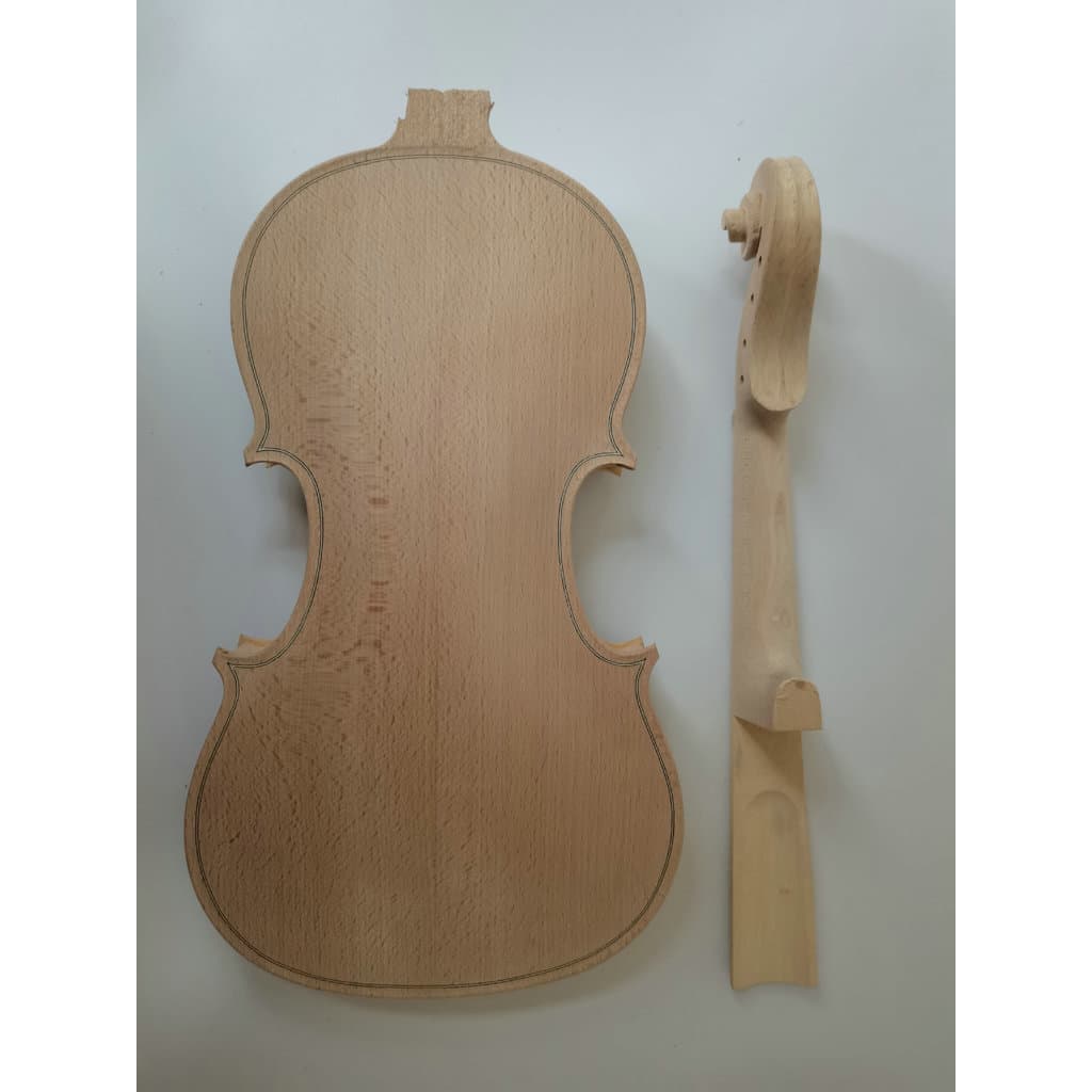 As peças em bruto para violino são incríveis.