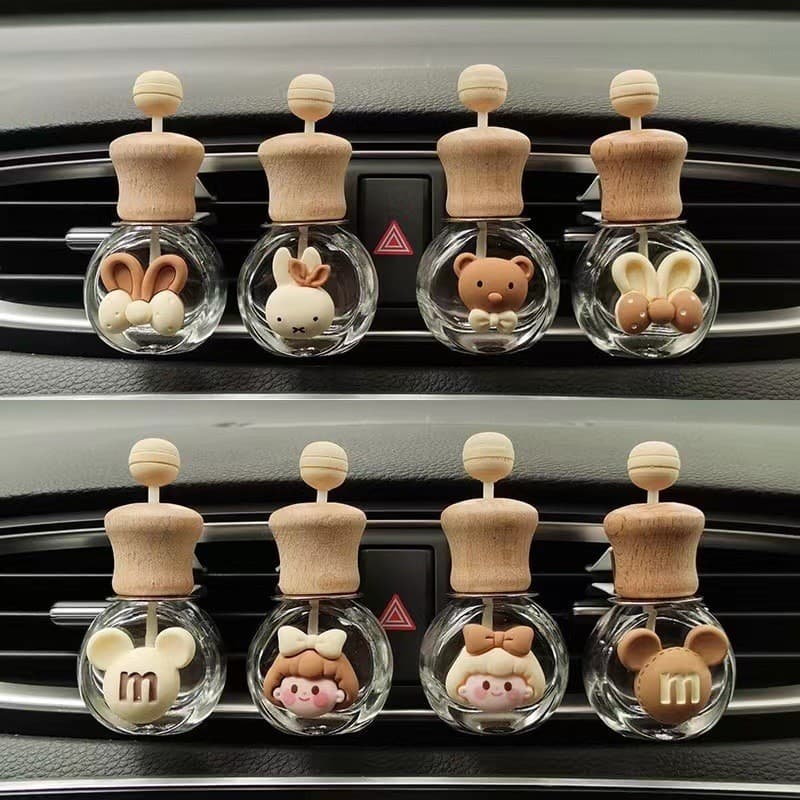 Difusor de óleo essencial de alta qualidade para carro, fragrância leve e duradoura para o automóvel, frasco vazio de pe