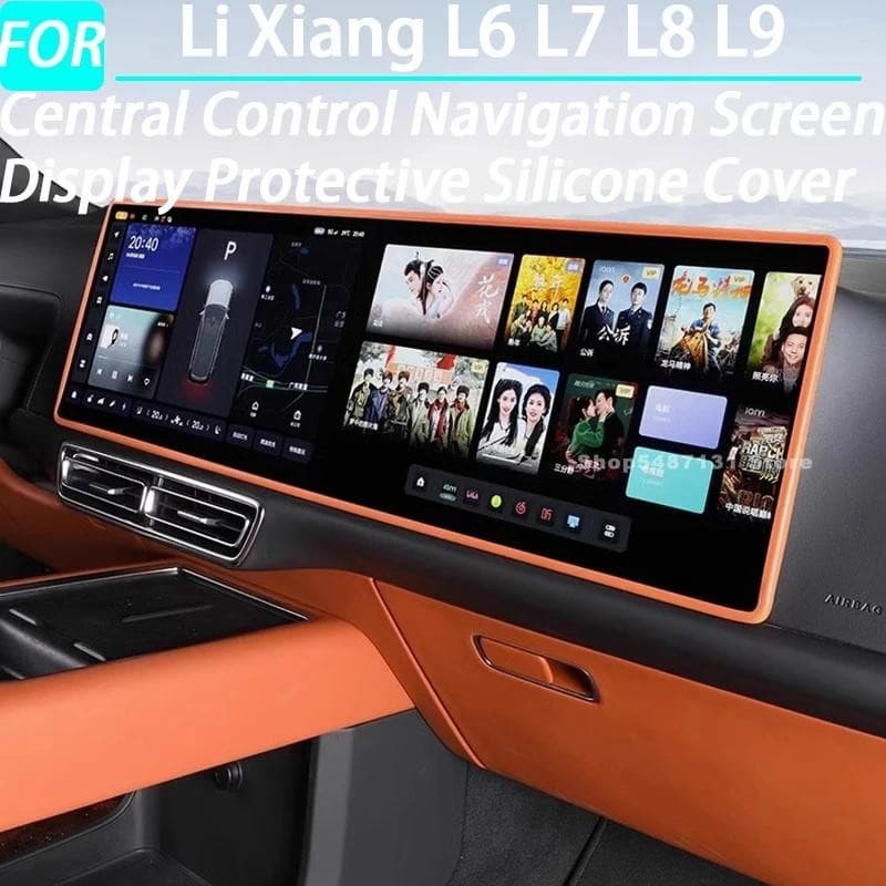 Tela De Navegação De Controle Central Do Carro Capa Protetora De Silicone Para Li Xiang L6 L7 L8 L9 Acessórios Interiore