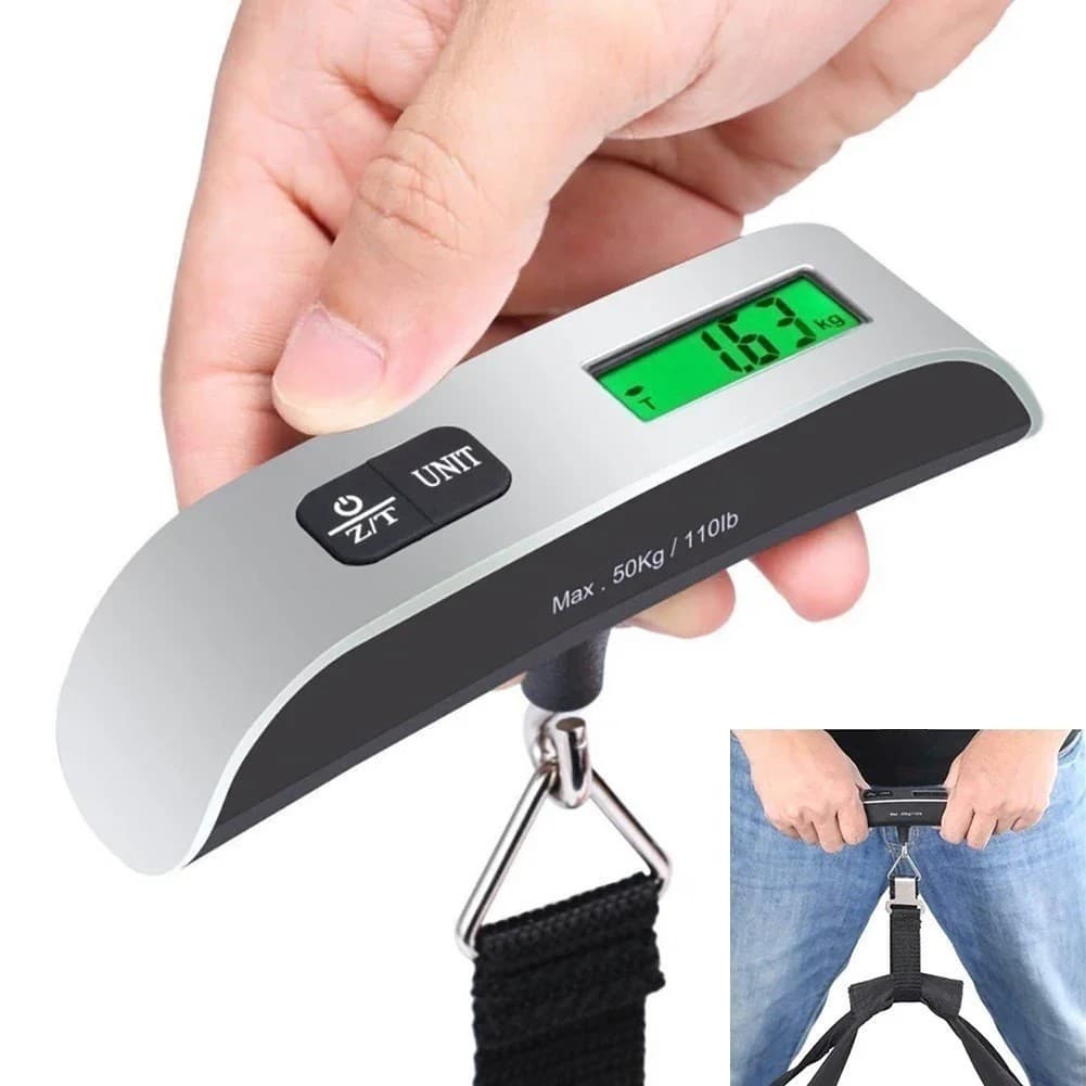 Balança Digital Portátil De Mão Mala Bagagem Até 50kg
