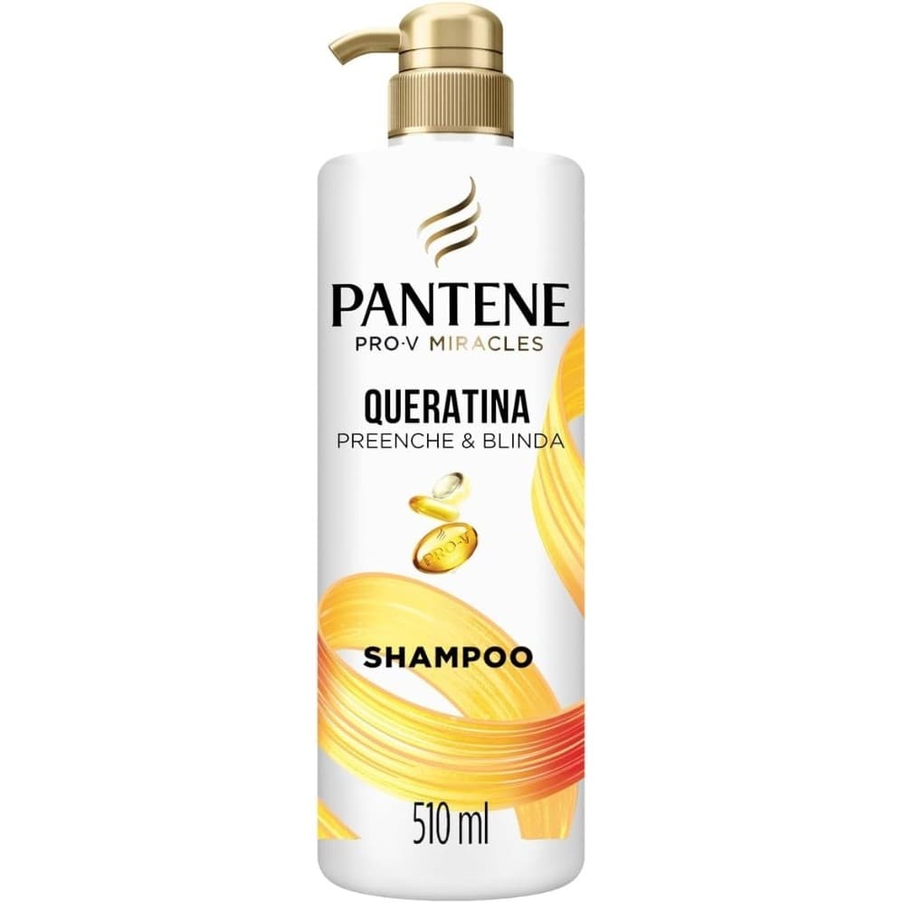 Shampoo Pantene Queratina  Preenche e Blinda 510ml