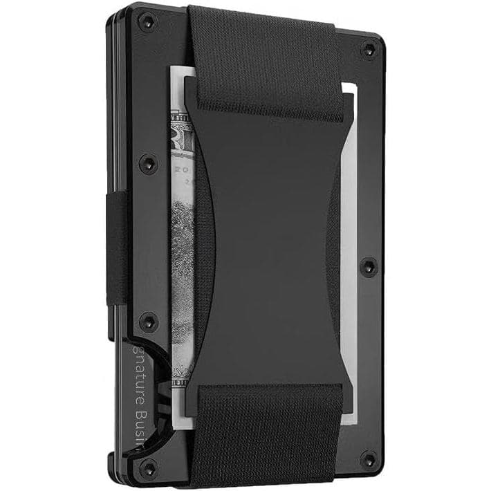 Carteira Minimalista para Homens e Mulheres - Carteira Slim com Proteção RFID, Resistente a Arranhões, Porta-Cartões de