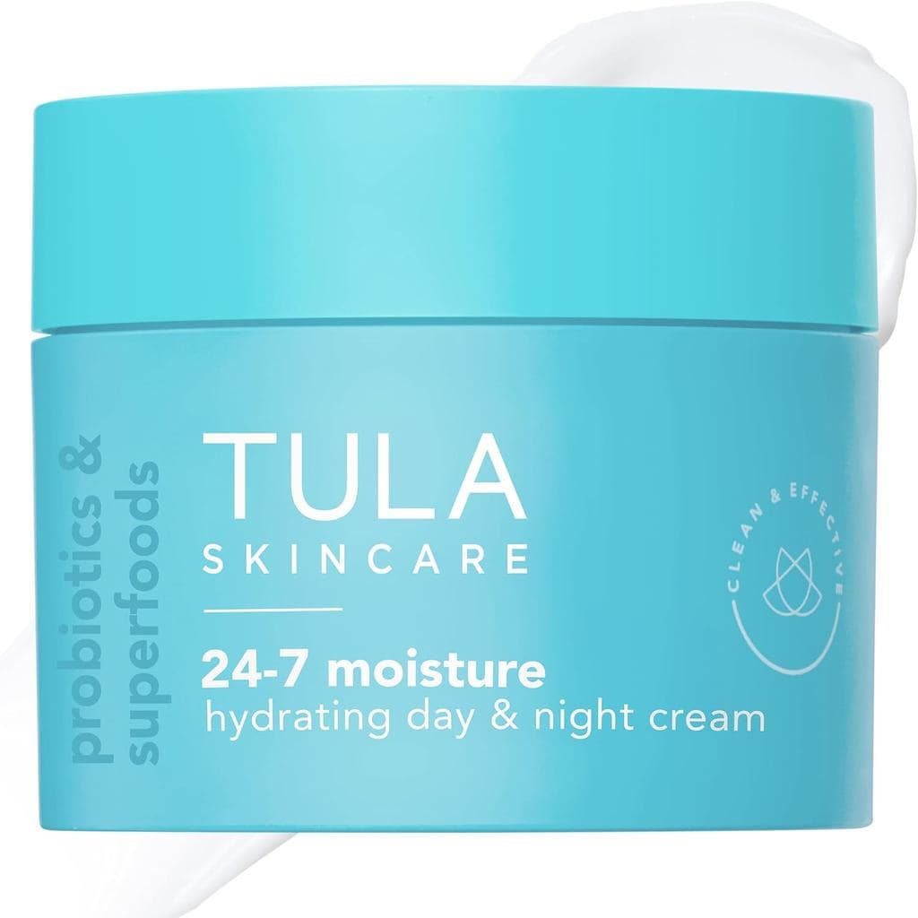 Hidratante Diurno e Noturno TULA Skin Care 24-7 - Hidratante Facial Nutritivo, equilibra e melhora a suavidade, co