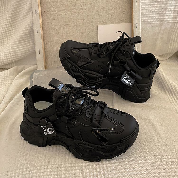 Ins versão coreana novo estilo papai sapatos femininos 2024 primavera estudantes All-Match sapatos esportivos femininos