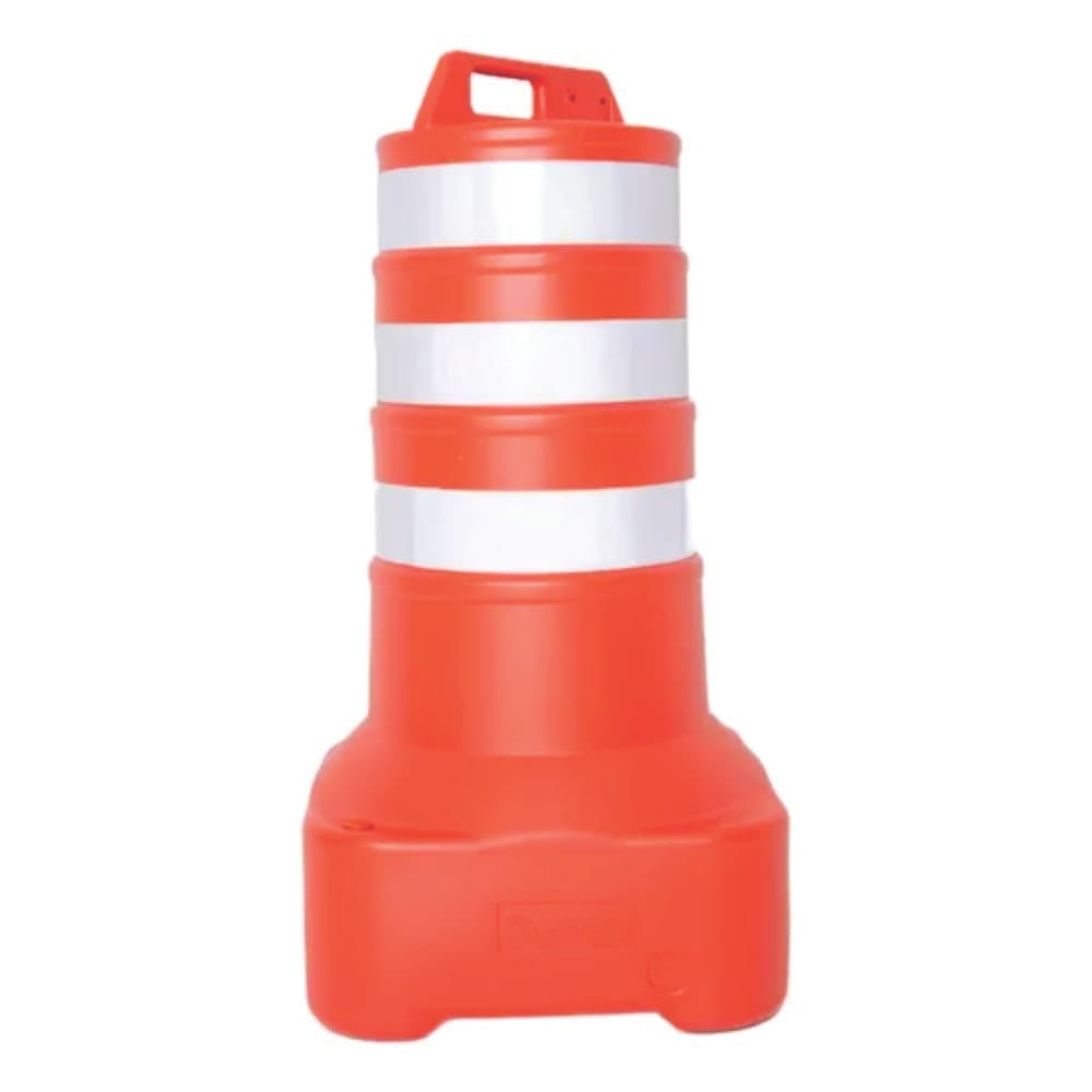 Cone Barril Pvc Rígido Refletivo Sinalização De Trânsito Obras Segurança Viária Alta Visibilidade Kteli Kit Profissional