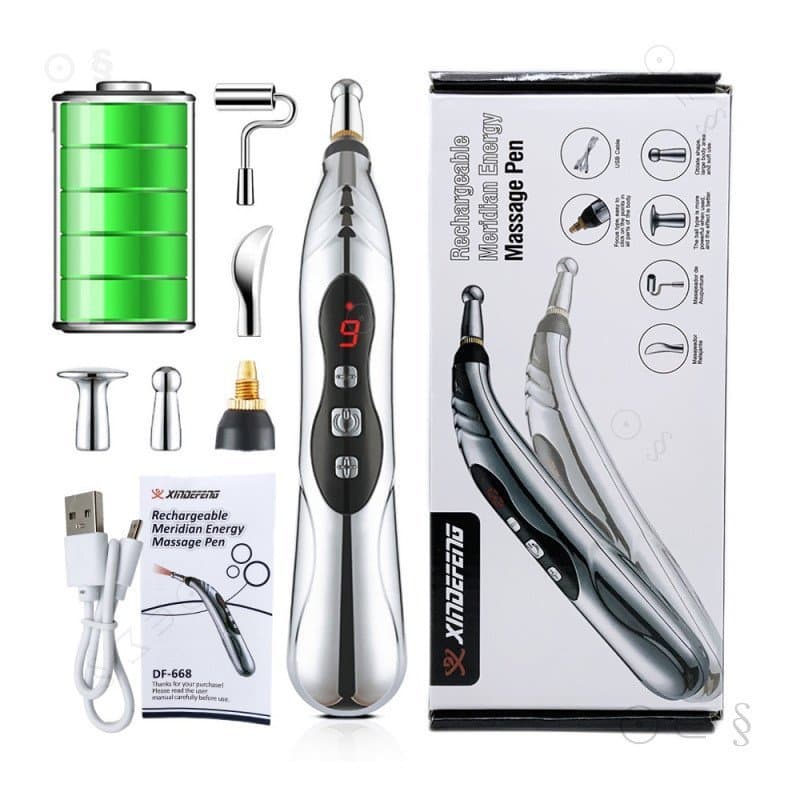Caneta de Acupuntura Eletrônica SALORIE, Massageador de Pontos, Terapia Elétrica, Ferramenta de Massagem Energética