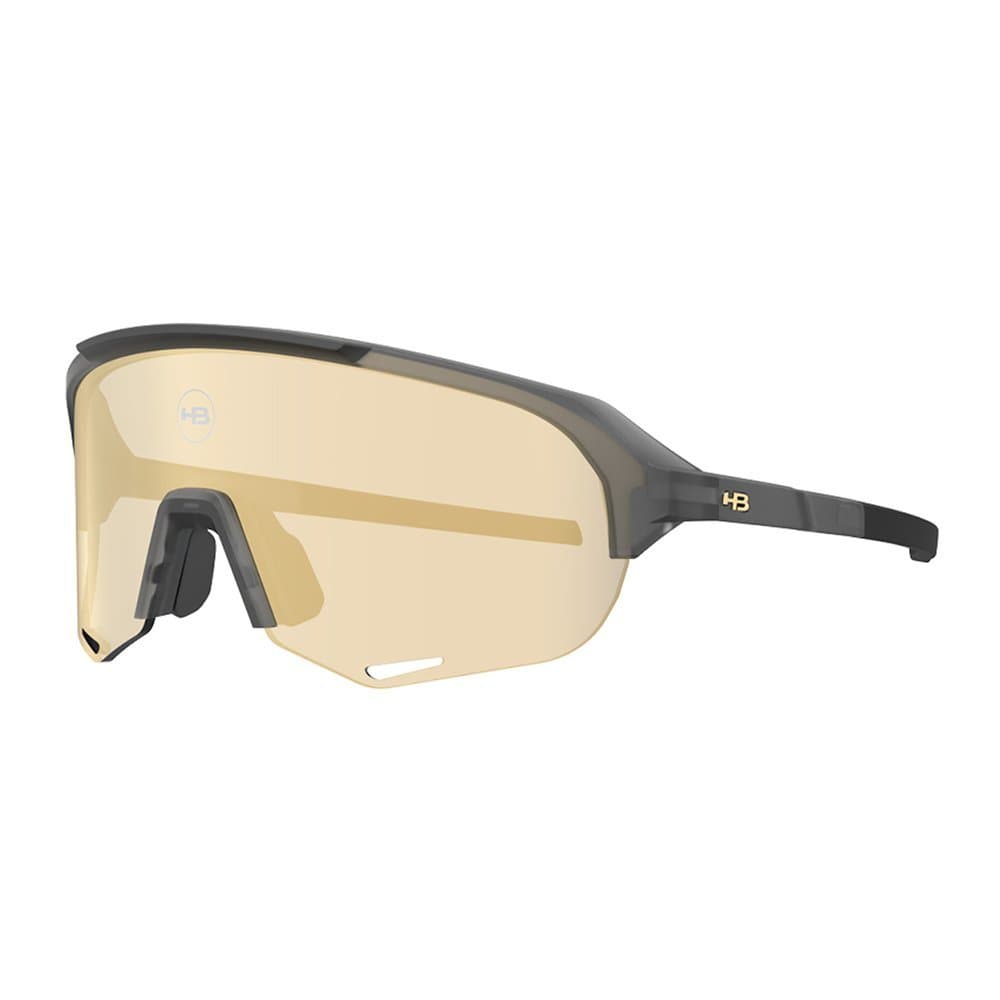 Óculos Ciclismo Corrida HB Edge R M Dark Bluish Photo Gold