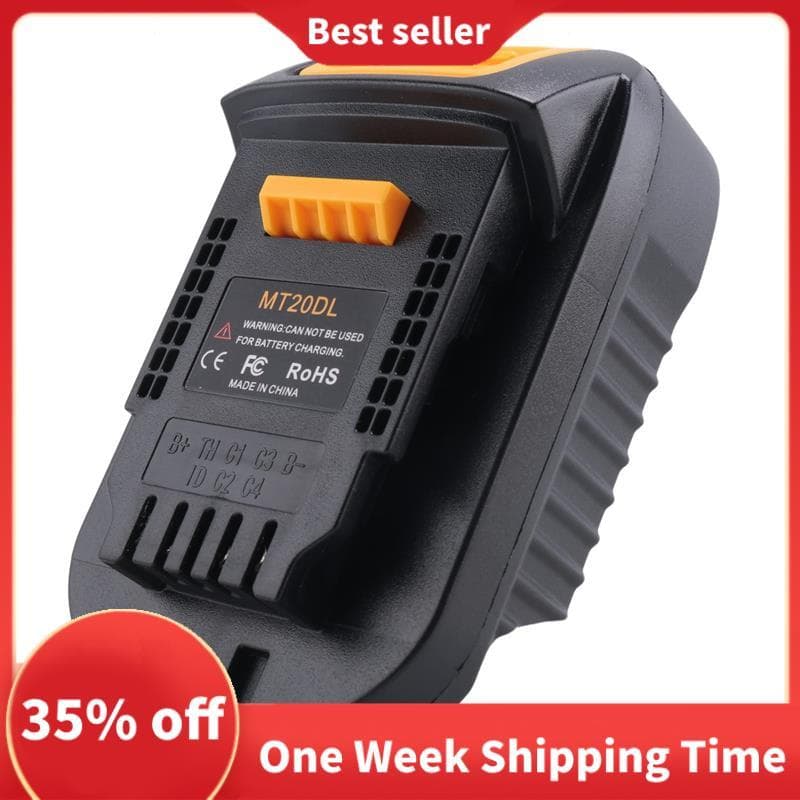 Adaptador De Bateria MT20DL Para 18V Converter Ferramentas Dewa 18V 20V Bl1830 Bl1860 Bl1815 De Íon-Lítio