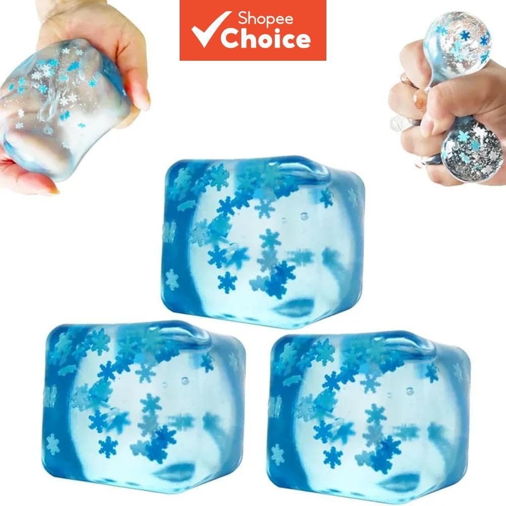 Blocos de Espuma Oceânicos para Alívio de Estresse, Brinquedos Sensoriais para Autismo, Bola de Água de Maltose,