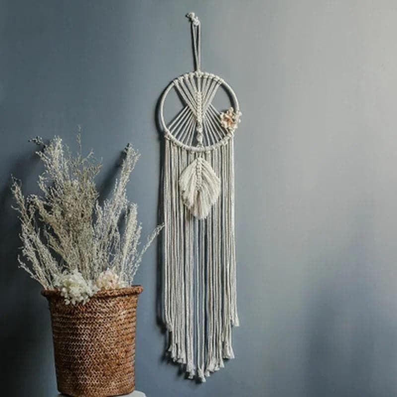 Decoração de Parede em Renda Nórdica Estilo Boêmio Acessórios para Casa e Jardim Tapeçaria Decoração de Ramadã Presente