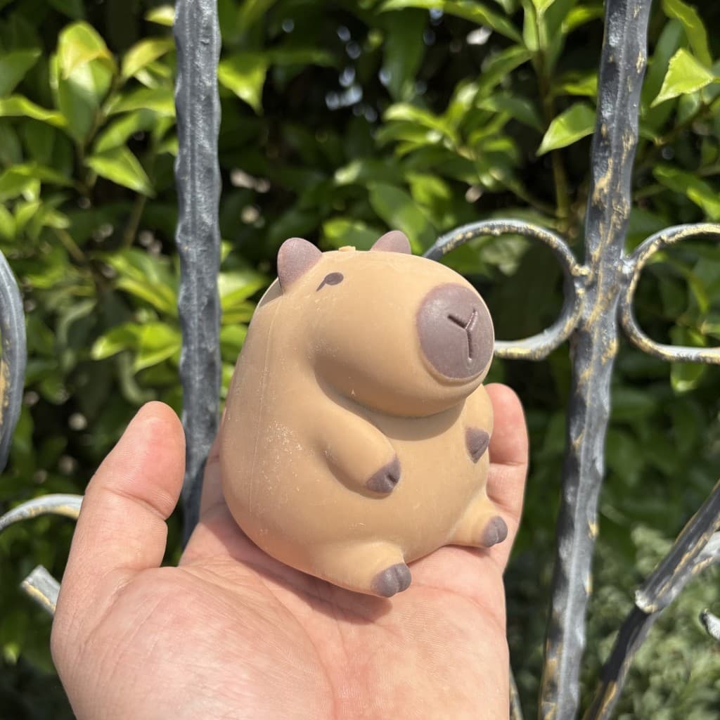 Brinquedo de Apertar Macio Pop It Fidget Toy Squishy Anti Stress Kapibara pitada brinquedo de descompressão capivara bon