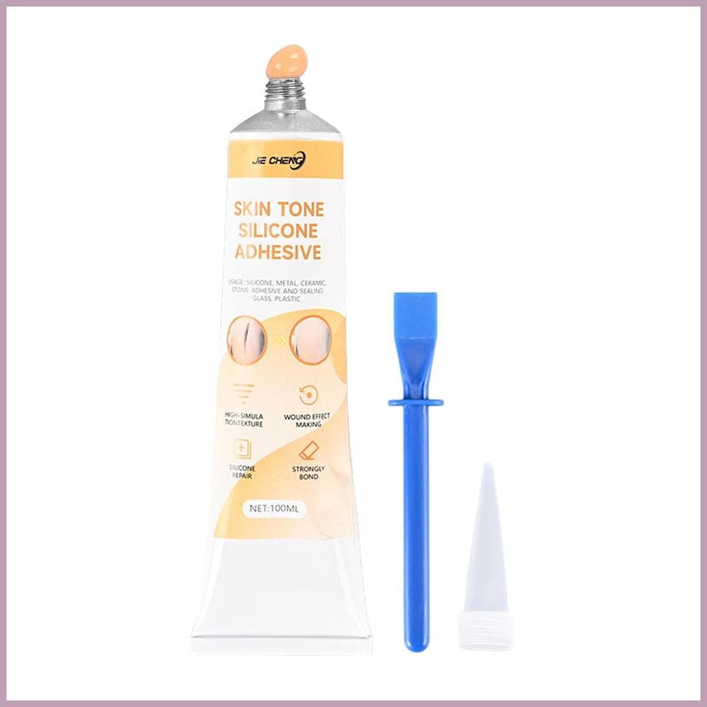 Adesivo De Silicone 100ml , Instantâneo De Alta Flexibilidade Para Maquiagem De Boneca hyss2br