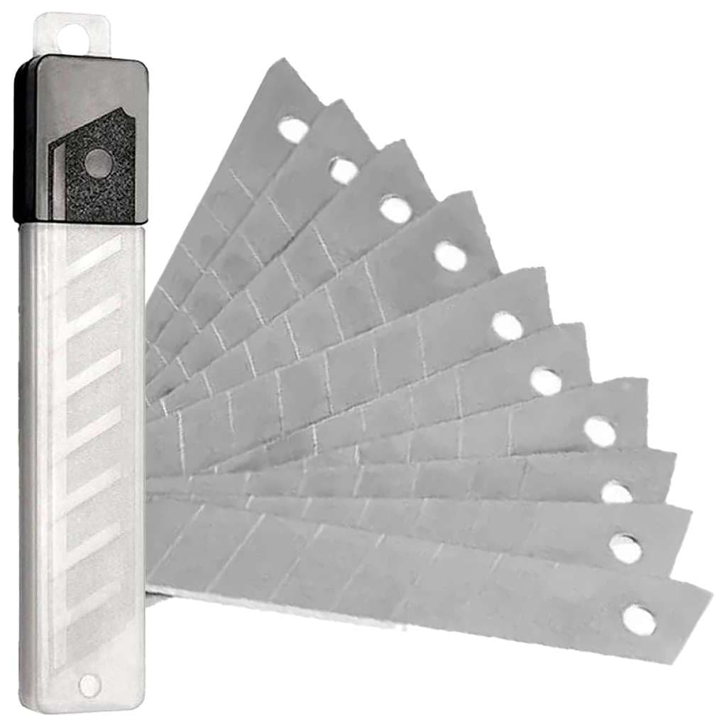 Lâmina para Estilete Largo 18mm Estojo com 10 Lâminas Masterprint MP-452