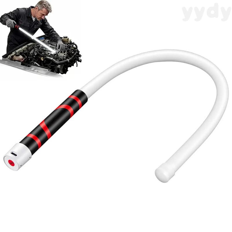 Lanterna LED Flexível - Design Curvável de 28", Bateria com Duração de 7 Horas, Alta Luminosidade para Uso Off-Road, Mec