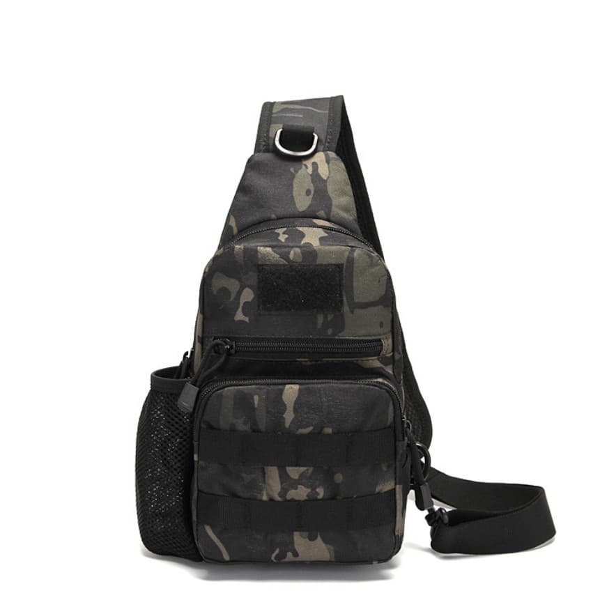 Amazon venda quente capa de garrafa de água saco de peito esportes ao ar livre ciclismo bolsa de ombro tático saco de pe