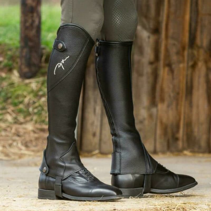 Bélgica Dyon Leggings Equestres Equitação Leggings Couro Proteger Bezerro Confortável Macio BCL215196