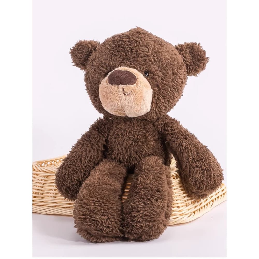 Menina coração ins bonito porco rosa flor manchado cão urso marrom Bonnie brinquedo de pelúcia boneca reconfortante Mupp