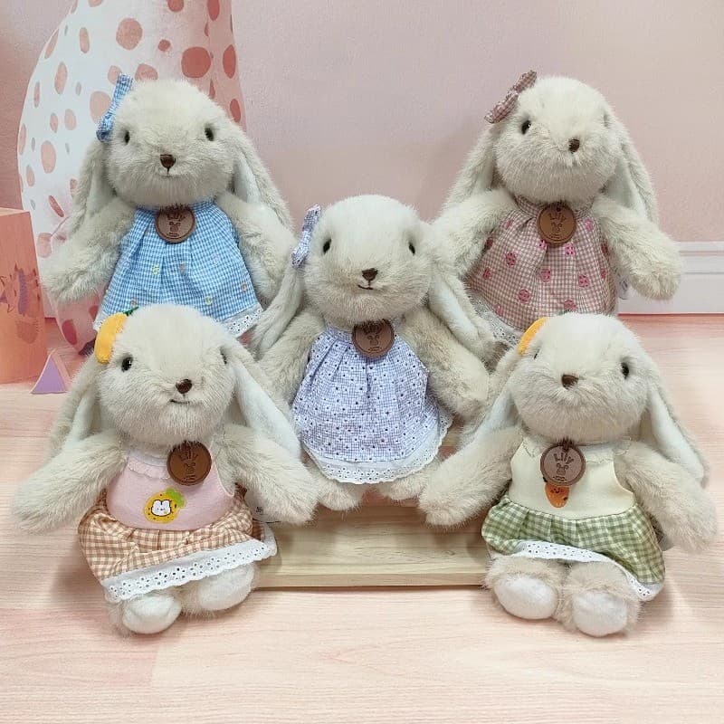 Yuandian pelúcia Chuang lírio coelho brinquedo de pelúcia bonito acompanhar vestindo saia coelho boneca crianças present