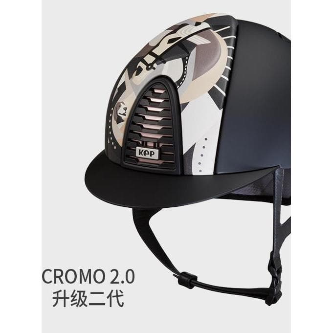 Capacete Equestre KEP Itália Importado Matte Black Sky CROMO 2.0 Knight Capacete Pegasus8101305