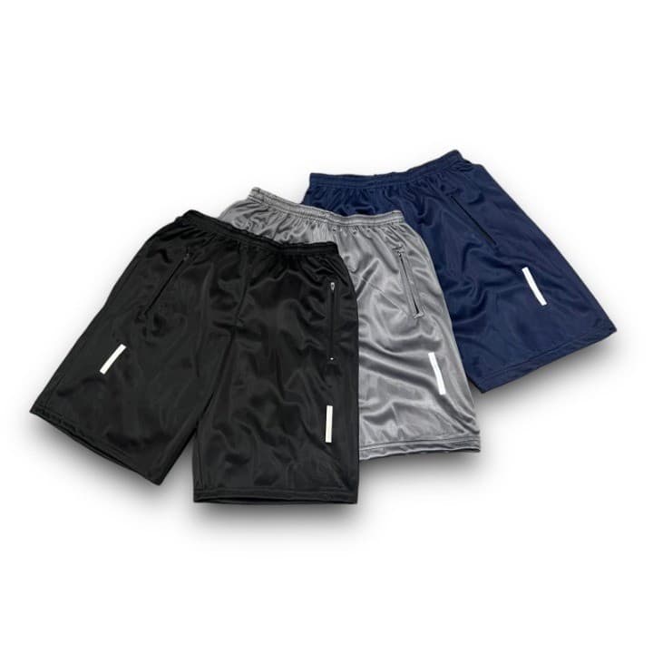 3 shorts dry fit com bolso atras masculina ENTREGA RAPIDA