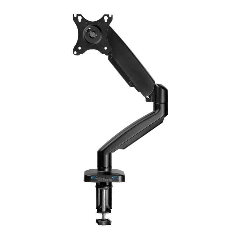 Suporte Articulado Para Monitor Zinnia Nimbo 110, 13 Pol a 32 Pol, USB 3.0, Preto, ZNO-USB110-BL01-V2