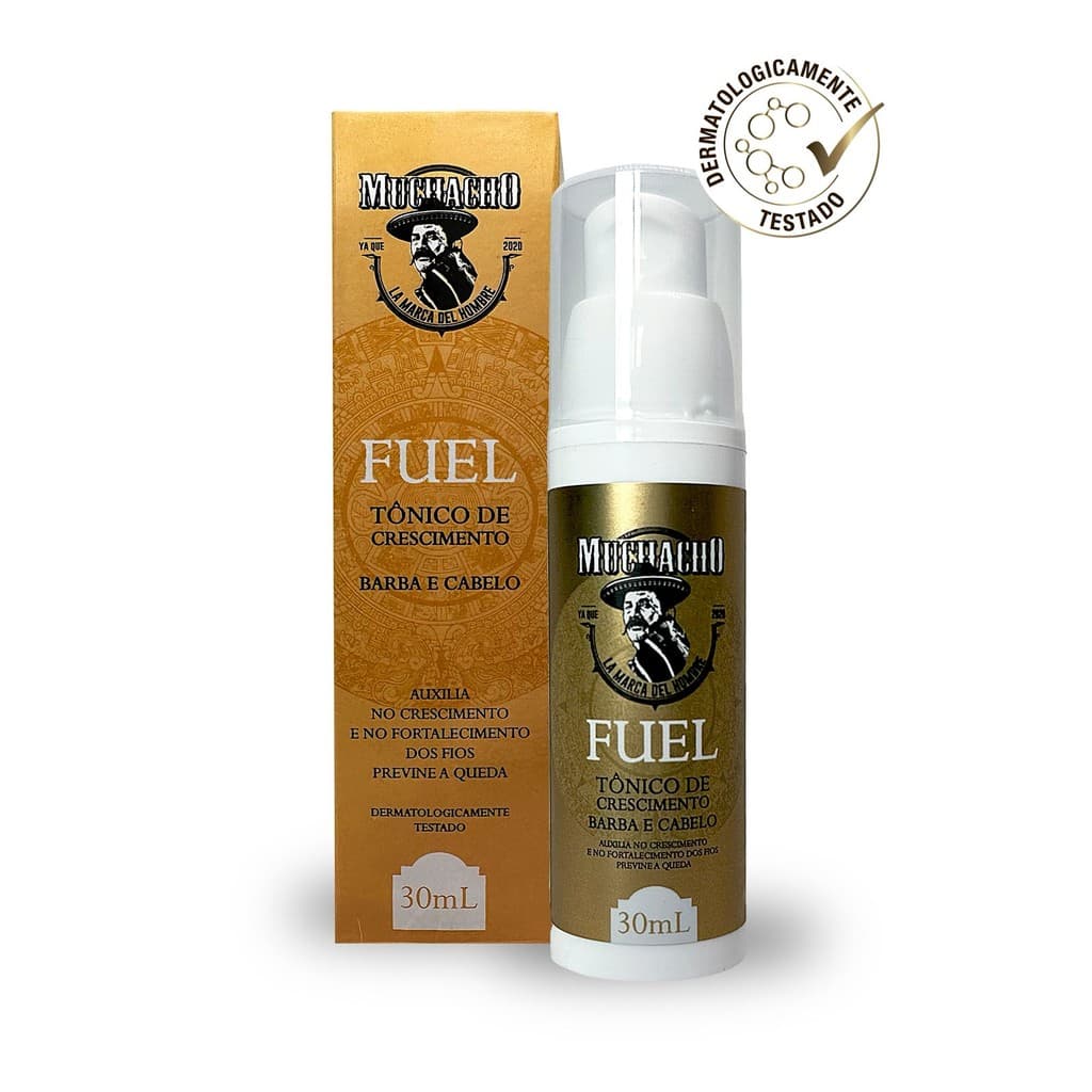 Tônico de Crescimento Barba e Cabelo Fuel Muchacho - 30ml