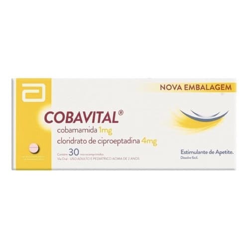 Cobavital C/30 Cobamamida Estimulante Do Apetite Engordar