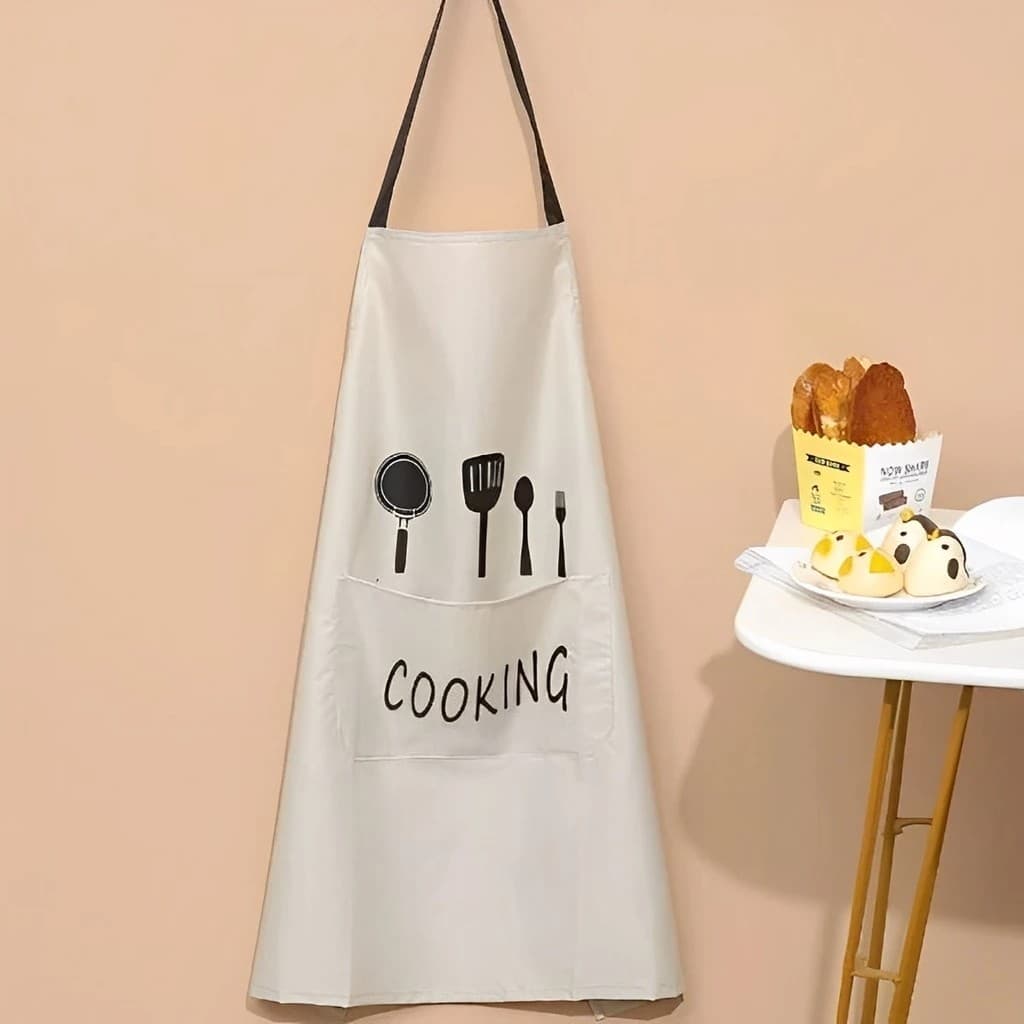 Avental Cozinha Cooking Sortido Ajustável Proteção Fácil Limpeza Prático Durável