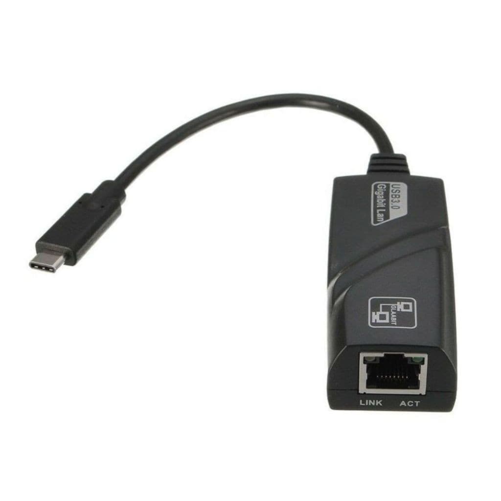 Adaptador USB Tipo C 3.1 Para Rede Rj45 Gigabit