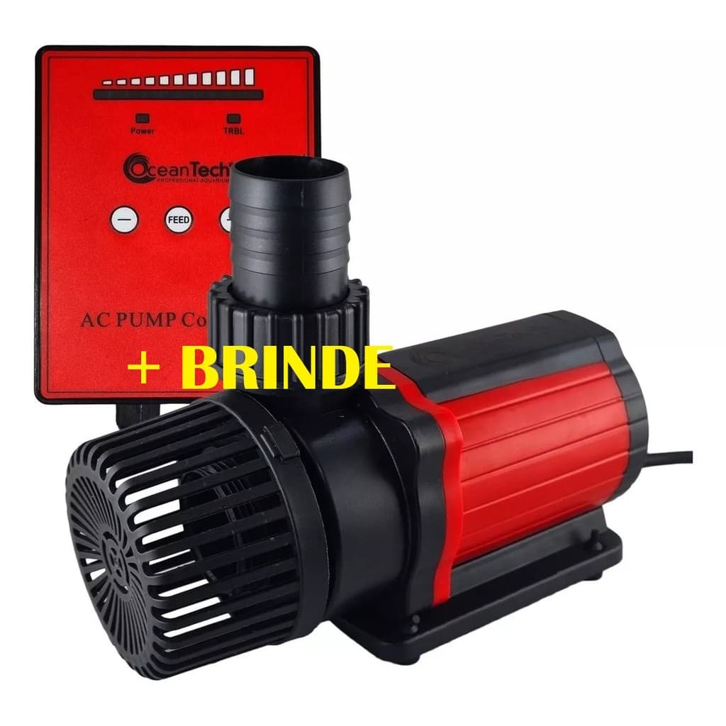 Bomba Submersa Ac 12000 12000l/h Ocean tech Para Aquarios e Lagos 6m de cabo