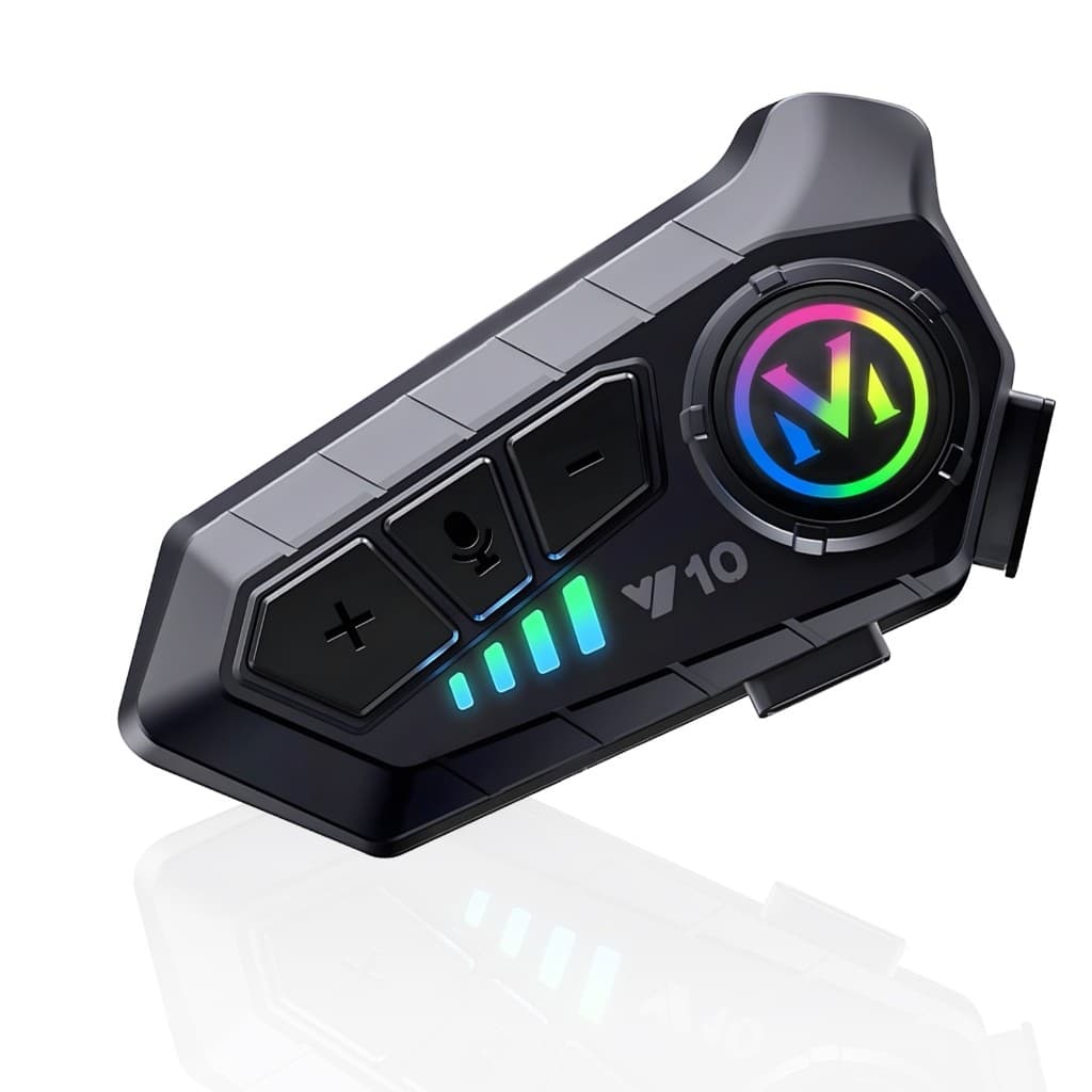 kit fone ouvido capacete moto bluetooth 5.3 a prova d'agua longo alcance bateria longa duração