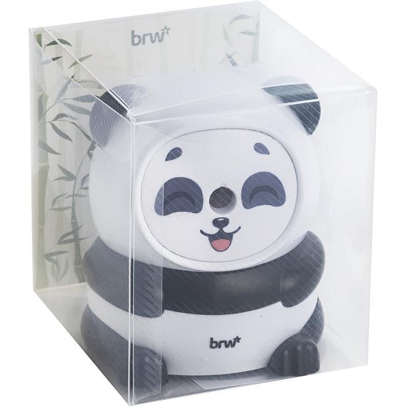Apontador Panda com Manivela e Depósito Emborrachado