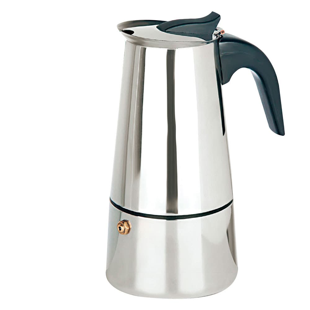 Cafeteira Italiana Tradicional Inox Aço Inoxidável Filtro Interno Ideal Preparo Rápido Meridional