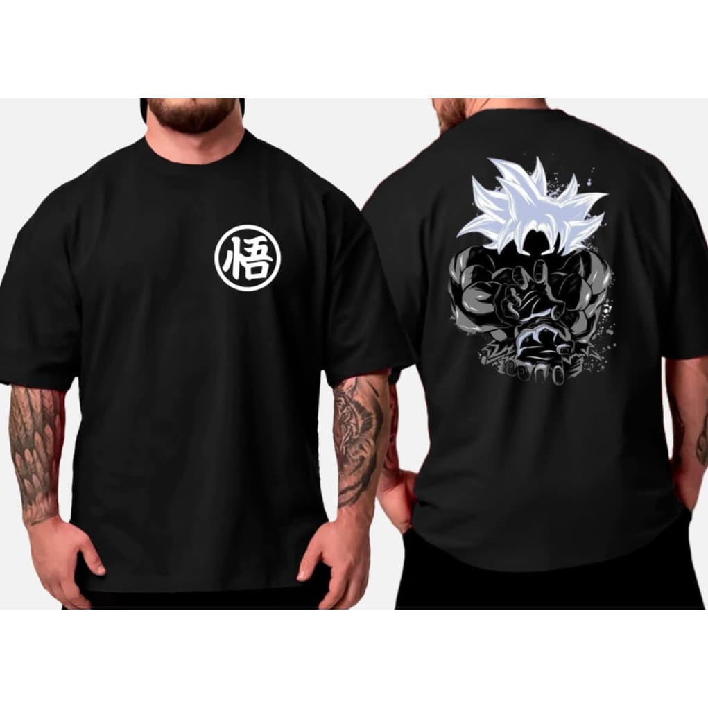 Camiseta Masculina Oversized Streetwear Treino Academia Dragon Ball