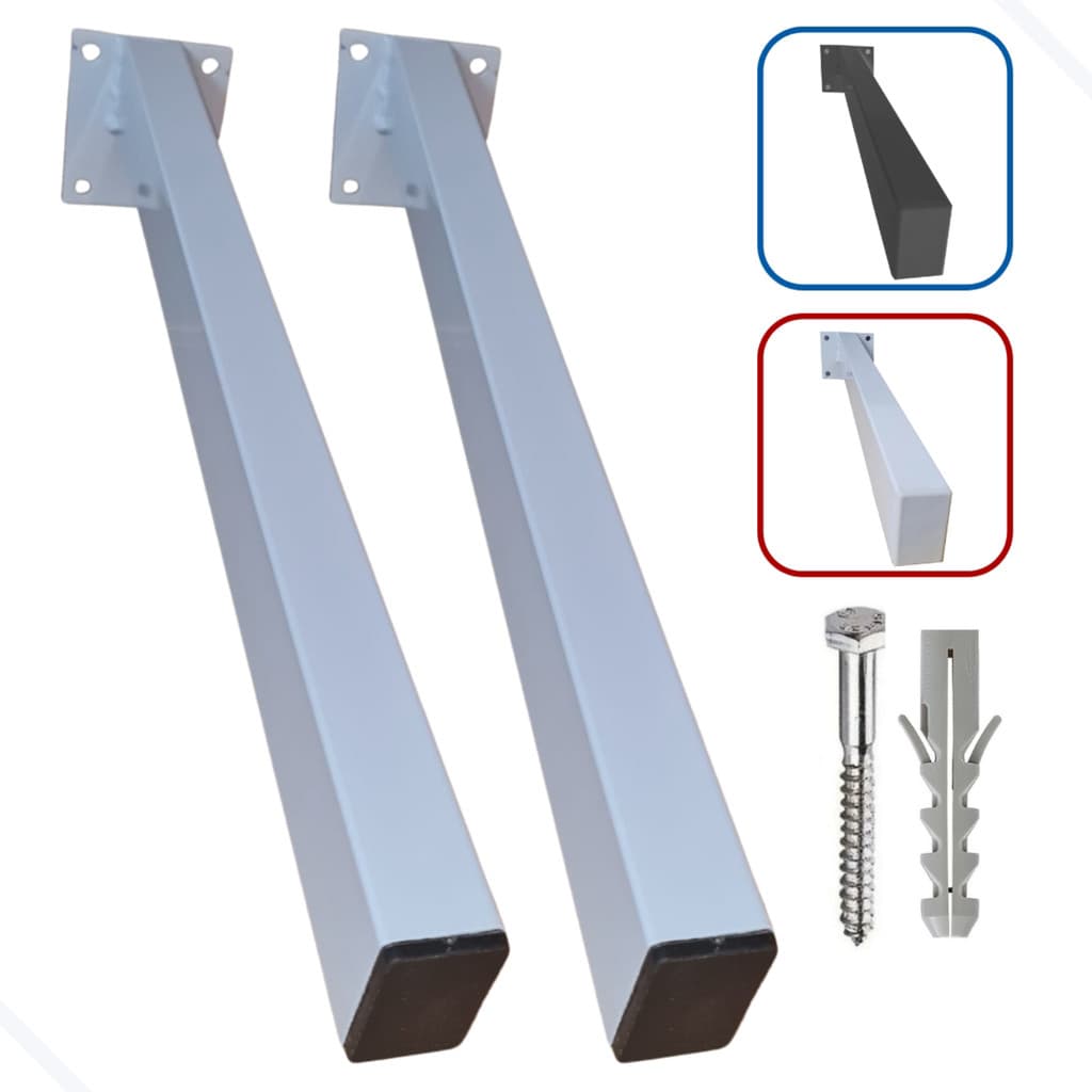 Suporte Para Pia De Parafusar 35cm 2un Grapa Granito Bancada