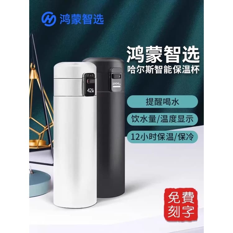 Hongmengzhi escolher Halse copo térmico inteligente masculino High-End feminino copo de água Display de temperatura Co-m