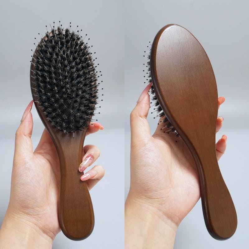 Almofada de cerdas pente Airbag massagem couro cabeludo feminino cabelo longo encaracolado dedicado pente de cabelo liso