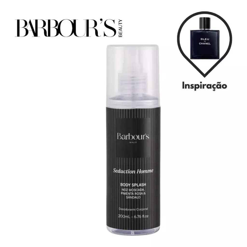 Body Splash Masculino Seduction Homme Barbour's 200ml