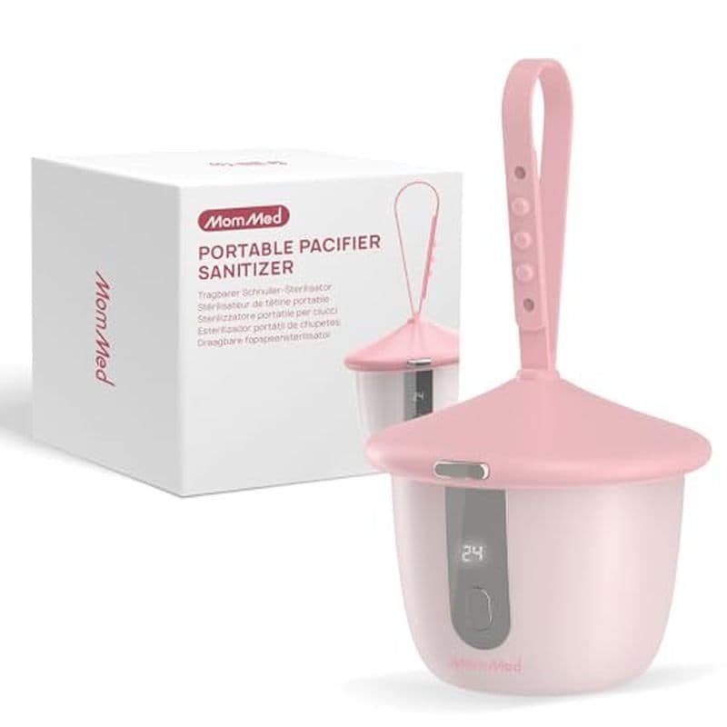 Desinfetante Para Chupeta Portátil MomMed Com Display Inteligente , Modos De Desinfecção Duplos 60/180s , Desligamento A