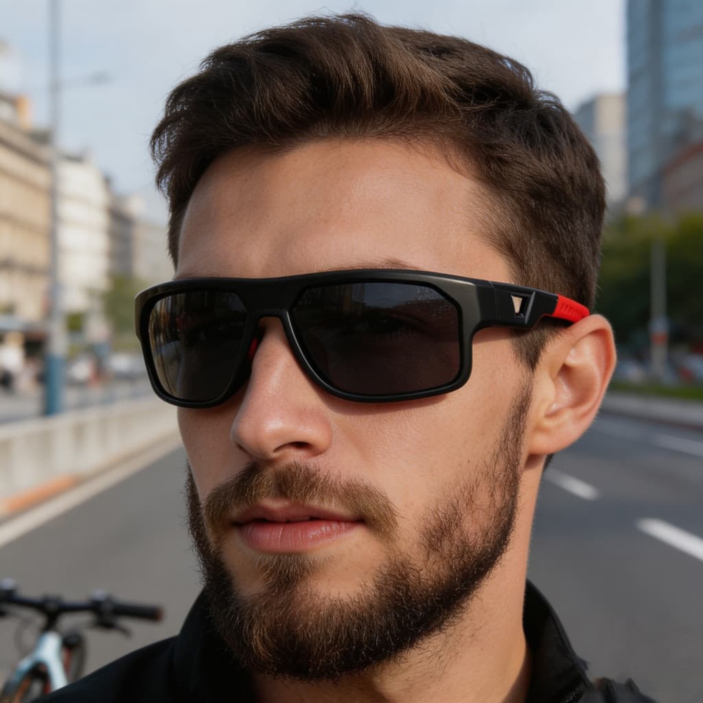 Óculos de sol unissex para ciclismo de moda ao ar livre/óculos de sol com protetor solar