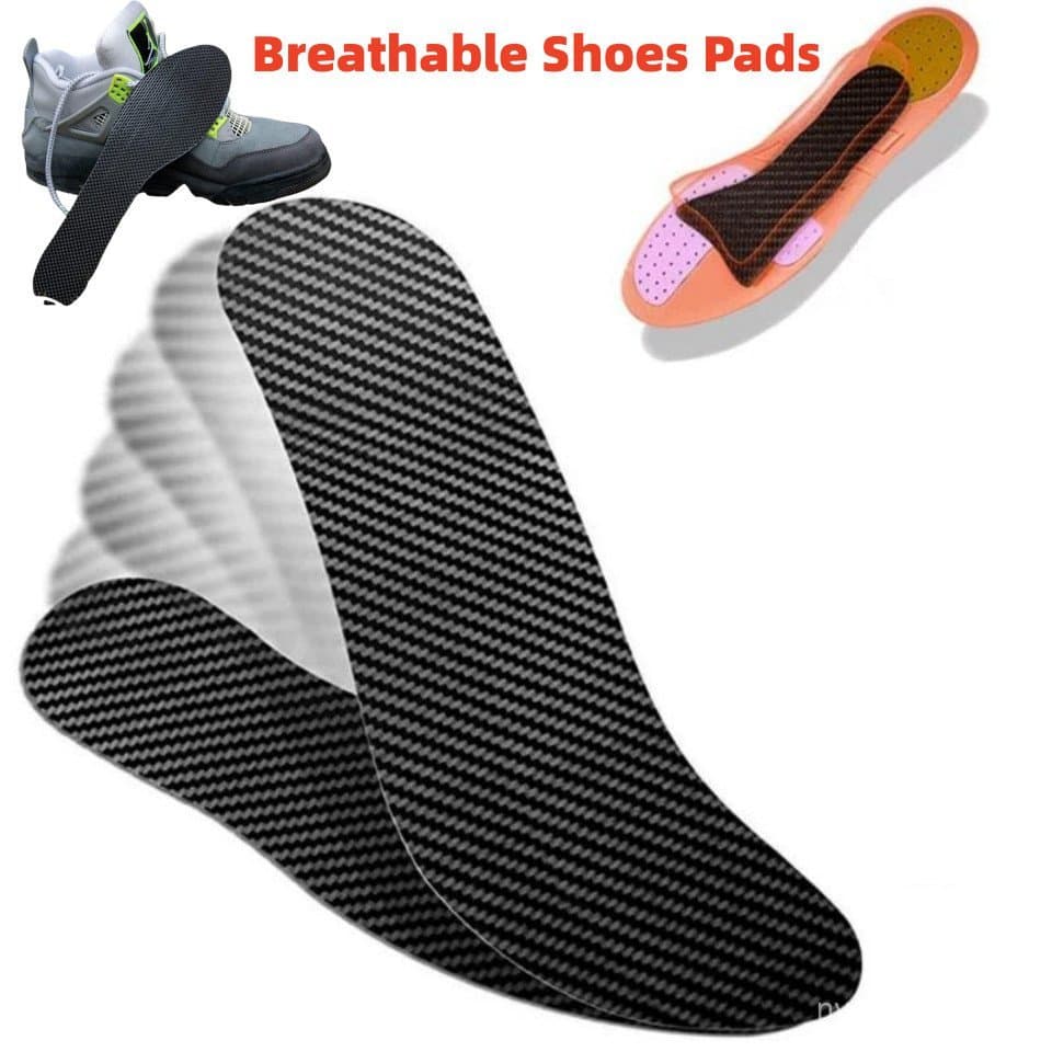 itens Palmilha De Fibra De Carbono Para Homens Correndo Esportes Pé Inserção Respirável Sapatos Almofadas Feminino Espor