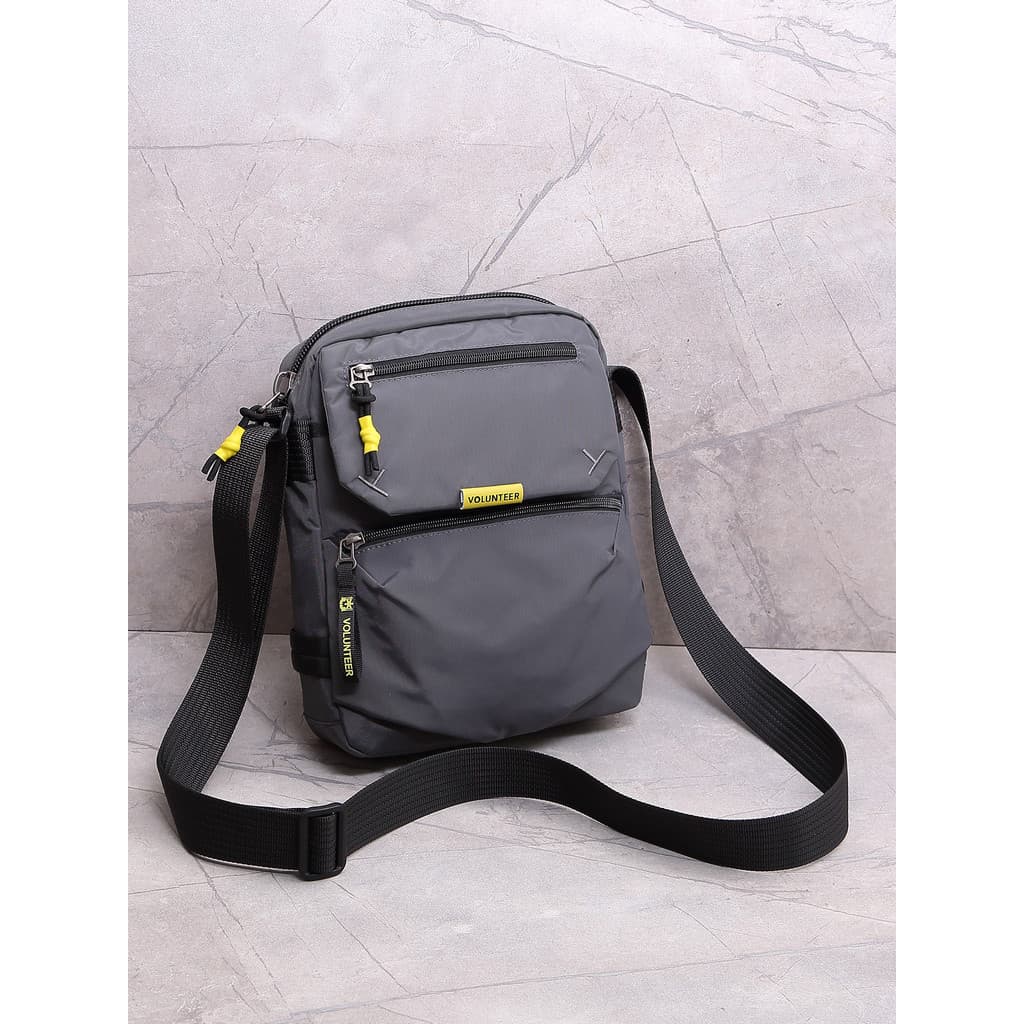Voluntário Original Casual bolsa masculina ombro mensageiro saco impermeável Oxford pano saco Tablet Commuter mochila 2