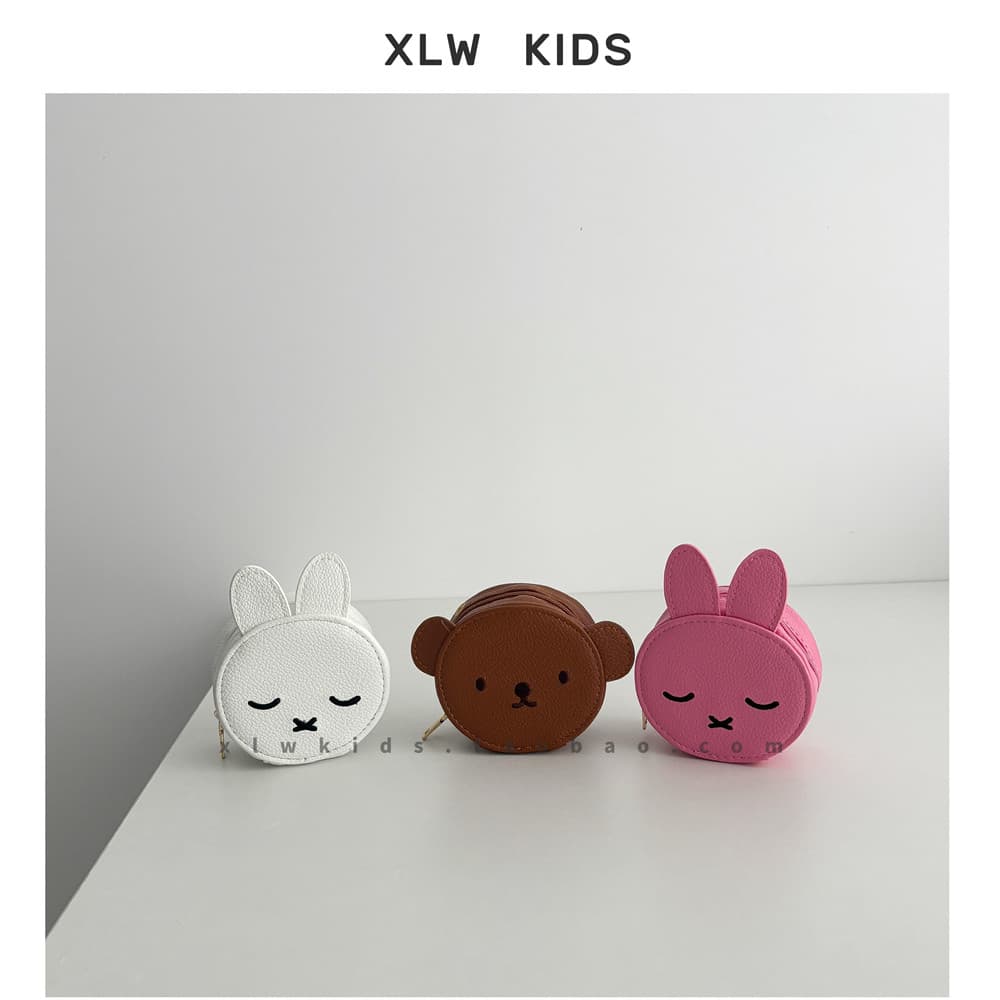 Ins estilo urso coelho Miffy dos desenhos animados crianças bolsa de ombro bolsa de moedas do bebê Mini bonito feminino