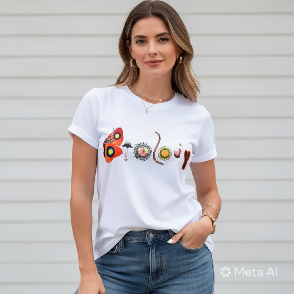 Camiseta Biologia  Baby Look  Blusa Variados Tipos 06B6