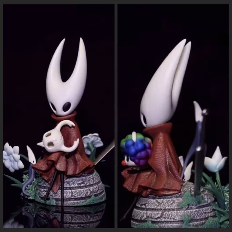 Cool Play Animation Hollow Knight Bumblebee Yellow Hornet Green Path Estátua Modelo GK Figura Embalada