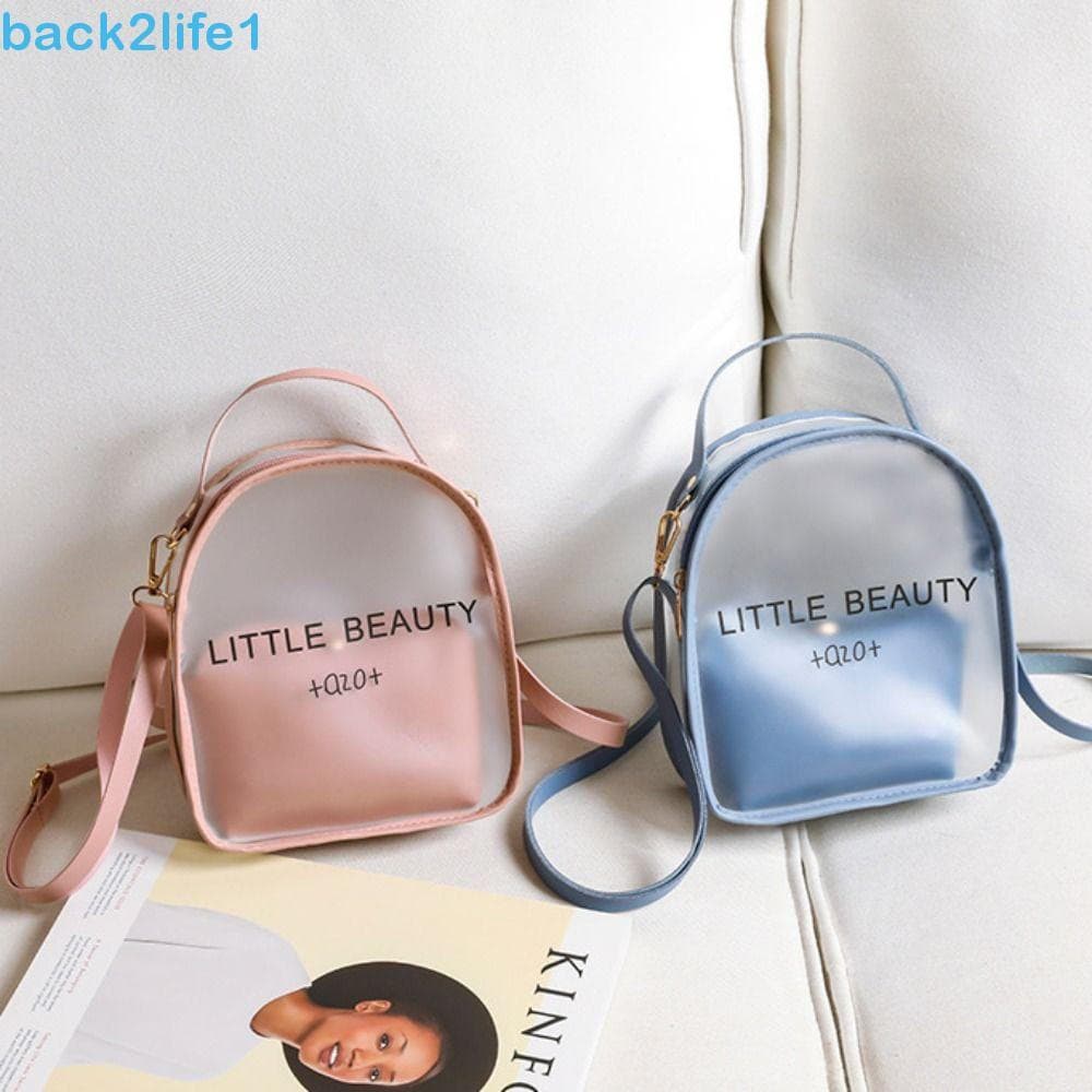 Bolsa De Ombro Impermeável BACK2LIFE1 , Crossbody Transparente Com Zíper Visível , Alça Ajustável