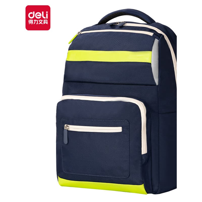 Deli BB144 Breeze Lanyu Série Tridimensional Modelagem Estudante Mochila Grau 1 a Junior High School