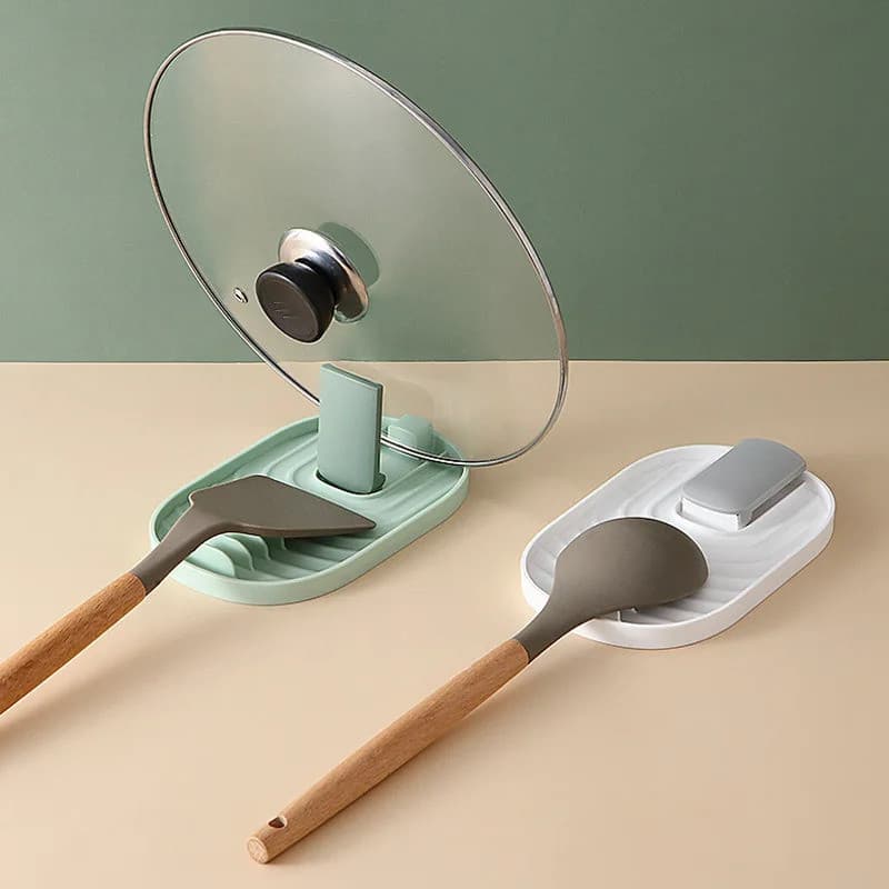 Suporte de Colher de Plástico, Utensílios de Cozinha, Prateleiras de Armazenamento Resistentes ao Calor, Acessórios de C
