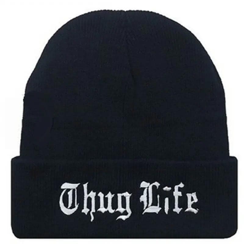 Novo Boné de Inverno Quente e Estiloso da West Beach Gang THUG Life, Boné Hip-Hop